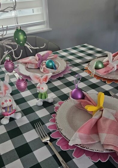 Easter Table-Set with Pastels